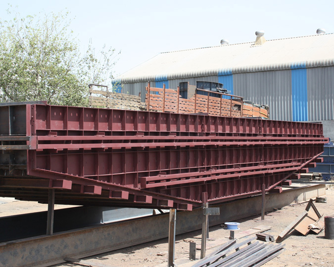 L Bracket Support to pier Cap
