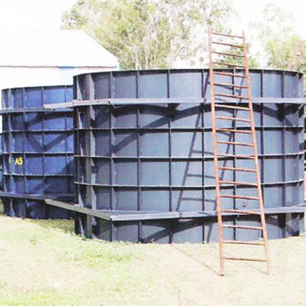 Round Column with Waller arrangements